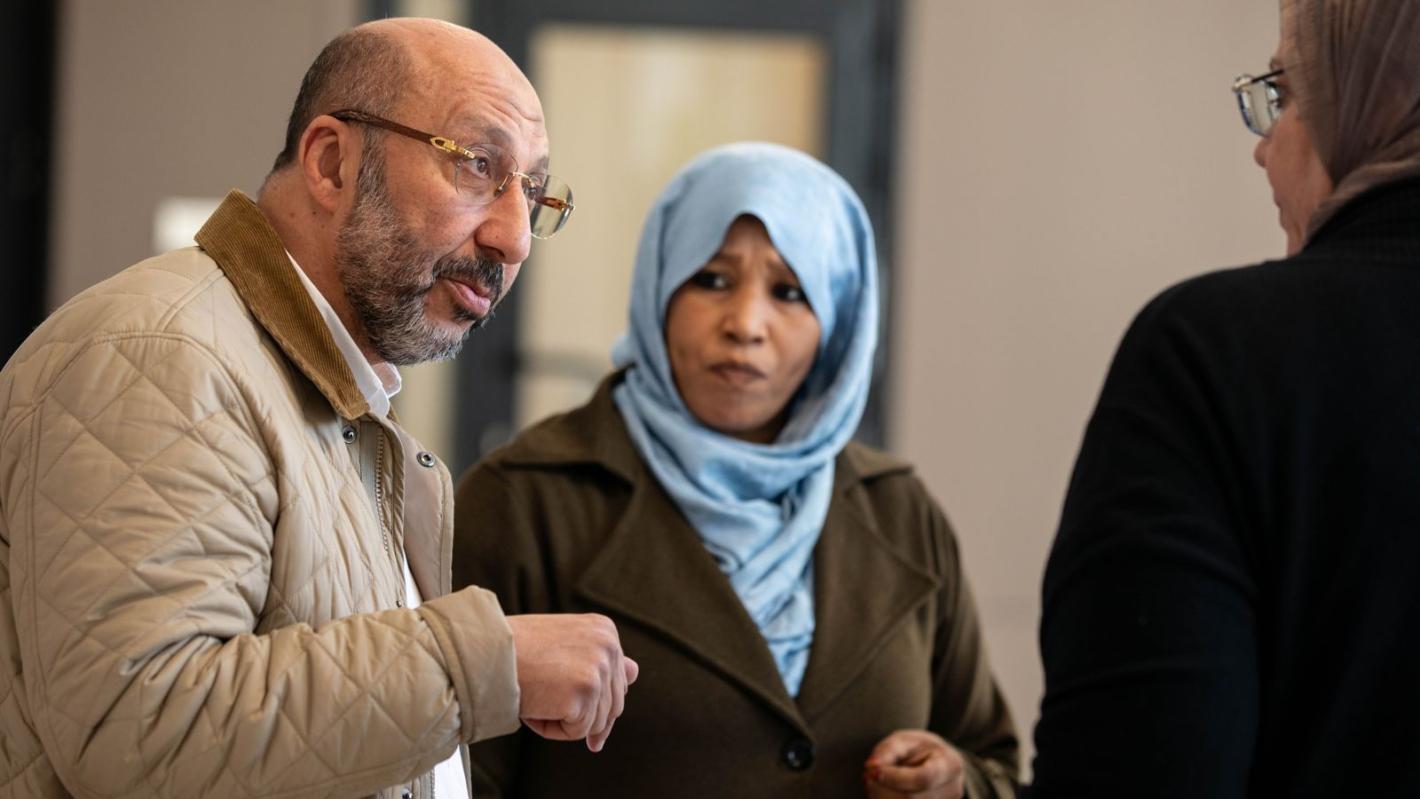 Deliberations among members of the Governance track in the Structured Dialogue